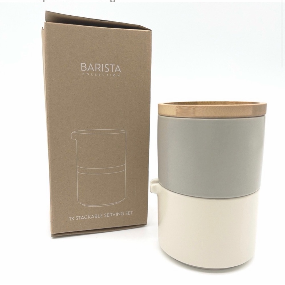 New Nespresso Barista Collection Stackable Serving Set